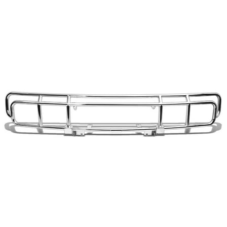 DNA Motoring For 03-09 Hummer H2 Factory Style Stainless Steel Chrome Bumper Brush Grille Guard Kit