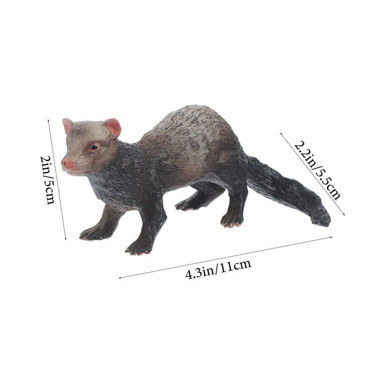Simulation Ferret Figurine Wild Animals Model Animals Cognitive