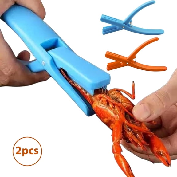 Seafood Sheller Tool, 2 Pcs Crawfish & Crayfish Peeler, Labor-Saving Shrimp & Lobster Shell Remover Clip, Food-Safe Plastic Crawfish Tool for Easy Peeling, Kitchen Gadget for Seafood Lovers