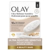 Olay Ultra Moisture Sensitive Beauty Bar with Oat Extract and Notes of Vanilla Creme 3.17 oz, 8 Count