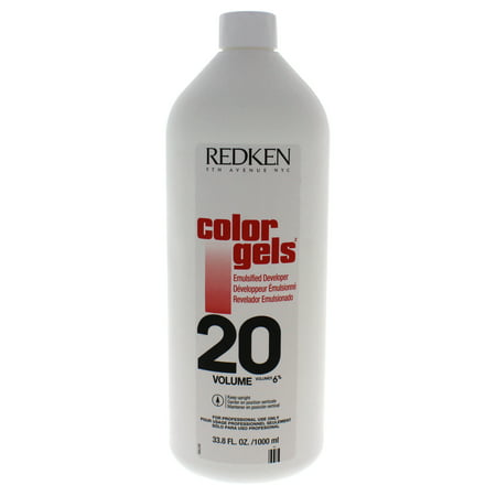 Color Gels Emulsified Developer 20 Volume by Redken for Unisex - 33.8 oz