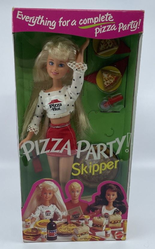 Barbie Pizza Party! Pizza Hut Skipper Doll 1994 Mattel 12920