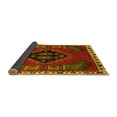 thumbnail image 2 of Ahgly Company Indoor Square Persian Yellow Traditional Area Rugs, 4' Square, 2 of 4