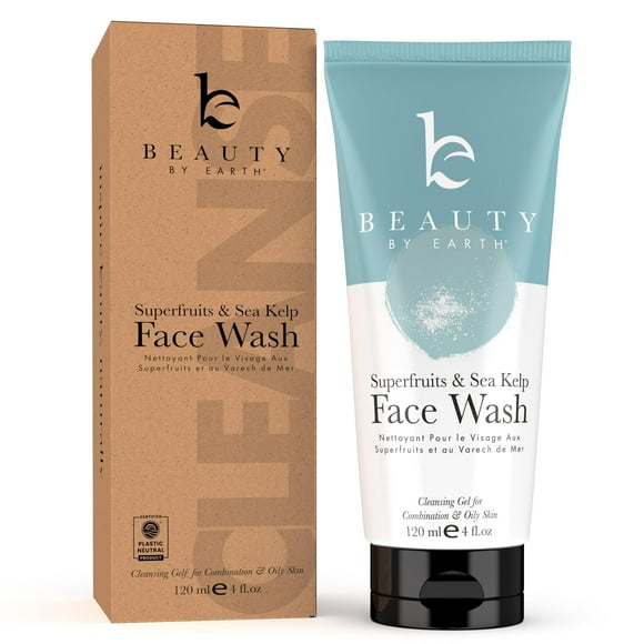 Face Wash Beauty by Earth para pieles grasas, mixtas y propensas al acné
