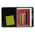 thumbnail image 7 of Unique Bargains Smooth Zipper Clear Mesh Double Layer Pencil Case for 3 Ring Binder Red, 7 of 7