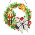 thumbnail image 1 of Corona Pintura Cristal Con Forma Especial Arbusto Navidad para Pared Ventana, 1 of 9