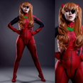 thumbnail image 3 of Disfraz de Asuka para mujer de Halloween, disfraz de Zentai de cuerpo entero, mono de Asuka Langley Soryu, traje para adultos, 3 of 4