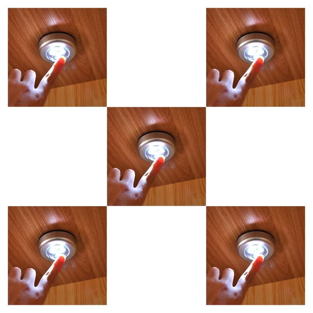 Matsuzay 3 LED Battery Powered Wireless Lightweight Flexibility Stick Closet Installation Night Lamp Light Quick High for Wardrobe Type1 NO1