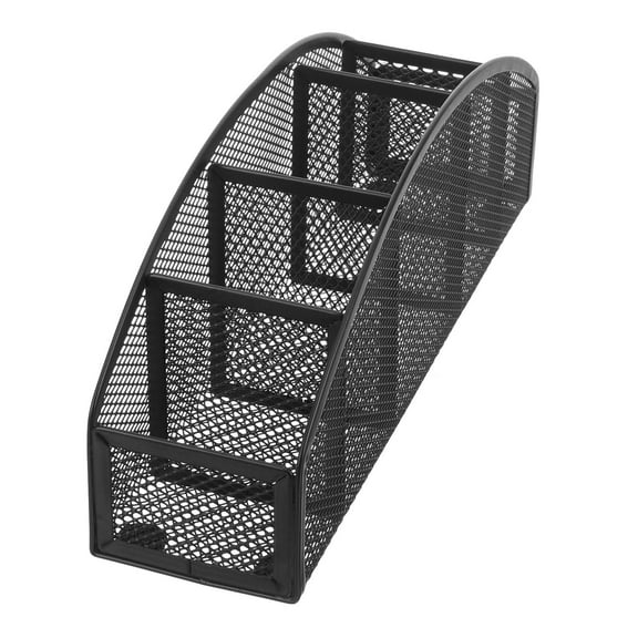 PENIKOKO Mesh Pen Holder for Desk Black Metal Pencil Organizer for Office Use