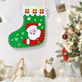 thumbnail image 4 of Christmas Felt Crafts Christmas Stocking Kit Xmas Stockings with Snowman Santa Ornament Christmas Stocking Holiday Decorations for Home Party, 4 of 6