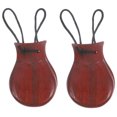thumbnail image 4 of WHAMVOX Roulettes en Bois Instrument de Percussion à Main en Bois de Poire Brun pour Performance 2 Pcs, 4 of 8