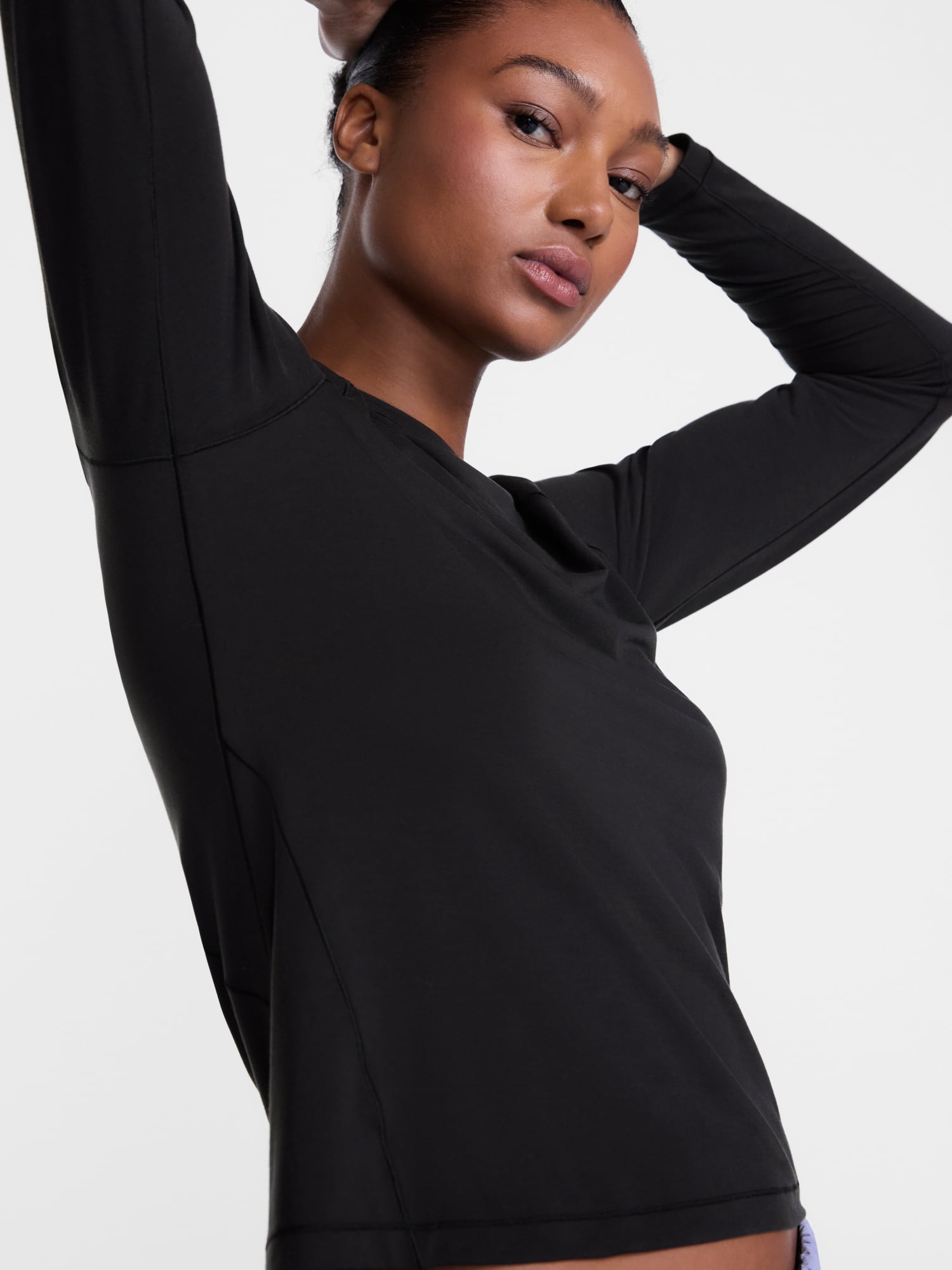 Ozark Trail Women's and Women's Plus Tee with Long Sleeves, Sizes XS-4X