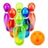 YG Sport Bowling Childrens Kids 7 Pcs. Toy Bowling Playset w/ 6 Pins, Bowling Balls