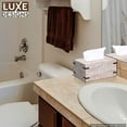 thumbnail image 5 of Luxe Designs | Grey Wooden Rectangular Tissue Box Cover/Tissue Dispenser/Napkin Holder - Slide-Out Bottom - Farmhouse Décor, 5 of 7