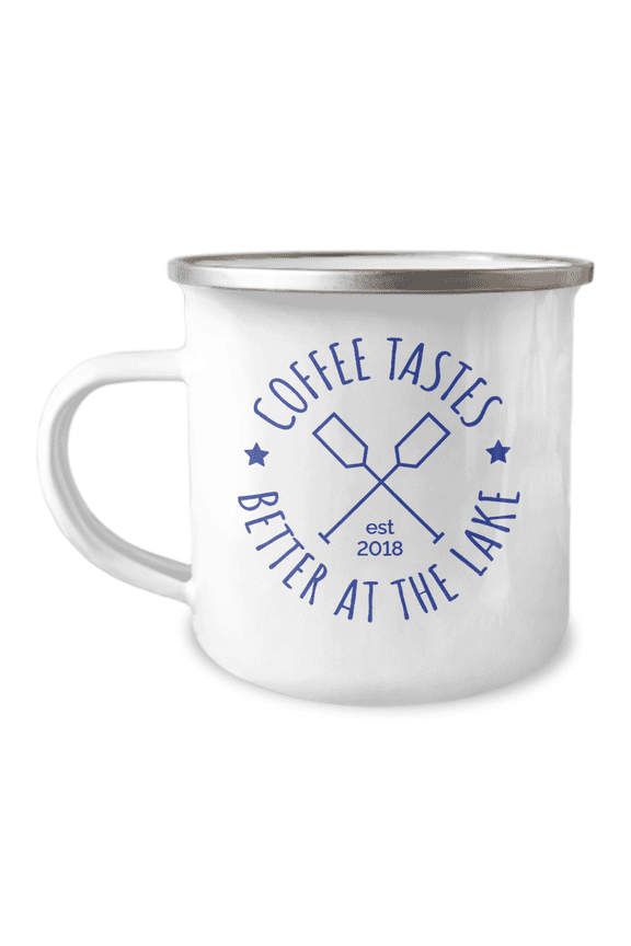Coffee Tastes Better At The Lake Coffee Mug
