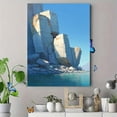 thumbnail image 4 of Dramatic Cliffs Water Reflection Canvas Wall Art for Living Room Bedroom Office Hotel Lobby Restaurant Decor, 4 of 8