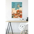 thumbnail image 6 of Cuckoo and Azalea by Katsushika Hokusai Wall Poster, 22.375" x 34" Framed, 6 of 6
