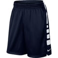 thumbnail image 1 of Nike Elite Stripe Men's Basketball Shorts Obsedian Blue/White 718378-451, 1 of 3