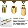 thumbnail image 3 of ROZYARD 12Pieces 7/16-24 Threads Brake Line Fittings Assortment for 1/4 Inch Tube (4 Unions, 8 Nuts), 3 of 8