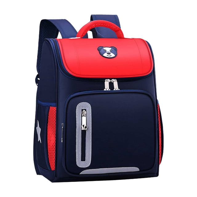 Sokhug Elementary School Backpack Large Capacity Polyester Nylon School Bag For Kids