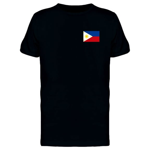 Smartprints Mens Graphic Tee - Philippines Flag - Regular Fit 100% Cotton