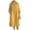 *Yellow, variant on ClodeEU Women's Notch Collar Button Long Sleeve Linen Blend Dress ,Solid Color Casual Loose Midi Dress Yellow,Womens Plus XL