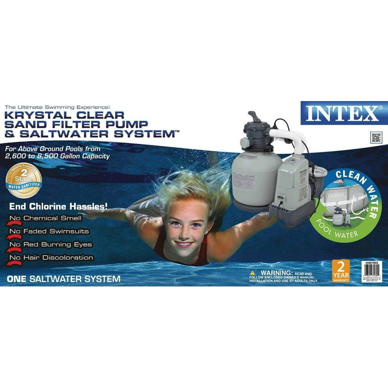 Salt water pumps for above ground pools outlet