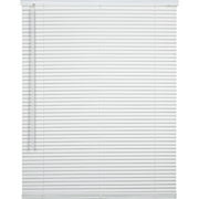 1PK Home Impressions 43 In. x 64 In. x 1 In. White Vinyl Light Filtering Cordless Mini Blind