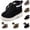 A2/Black(without Fur), variant on Toddler Boys Girls Boots Kids Work Boots Winter Snow Boots Lace Up Hiking Outdoor Boots (Toddler/little Kid)