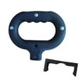 thumbnail image 1 of Splihome Camping Wagon Cart Pull Push Handle Trolley Handle Bar with Fixed Buckle Parts Elliptical B style, 1 of 5