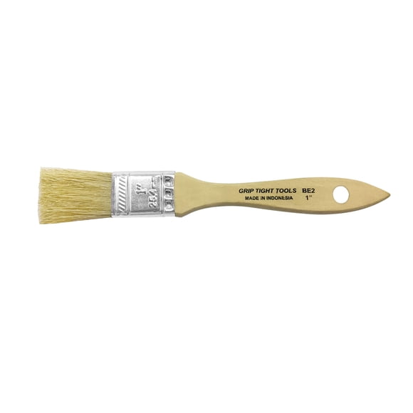 Grip Tight Tools Pinceau Plat BE2 pour Toutes les Peintures, 1 Pouce