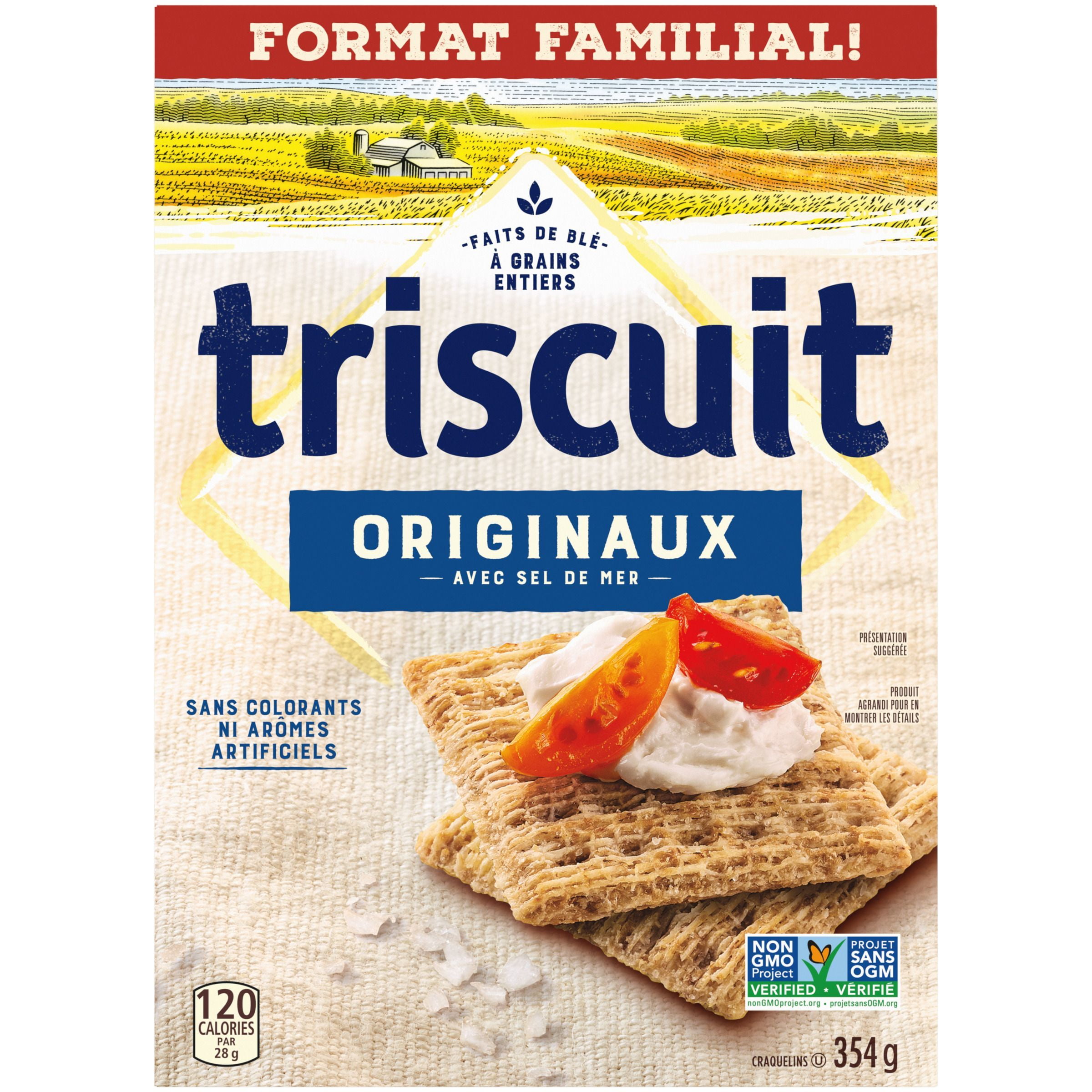 Craquelins Triscuit Originaux, format familial 354 g