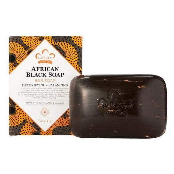 Nubian Heritage African Black Bar Soap, 5 oz