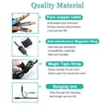 thumbnail image 6 of Gonine 24V 2.5A 2A Power Supply, 24V AC Adapter Charger Replace LED Strips LCD Monitor 3D Printer Dymo Label Writer Power Cord US Plug and 11 Pcs DC Jack Connector., 6 of 6