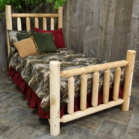 Cedar Creek Rustic Furniture Log Bed