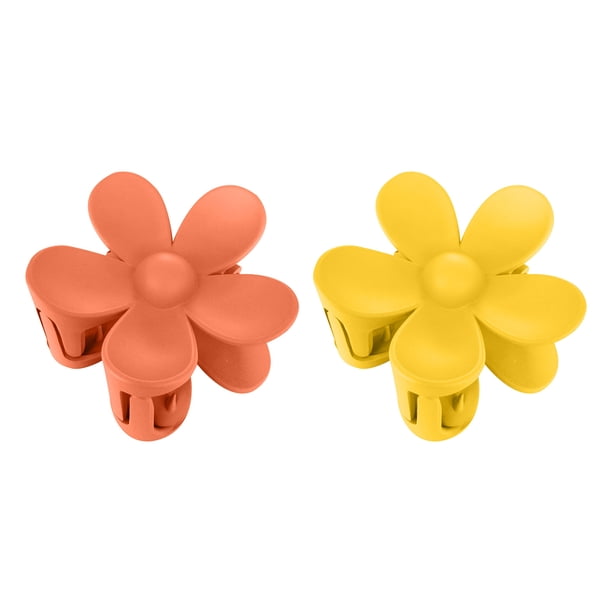 Pinzas para el cabello para mujeres, pinzas para peinar, pinzas para el cabello para niñas, flores grandes, colores brillantes, accesorios para el cabello para niñas.