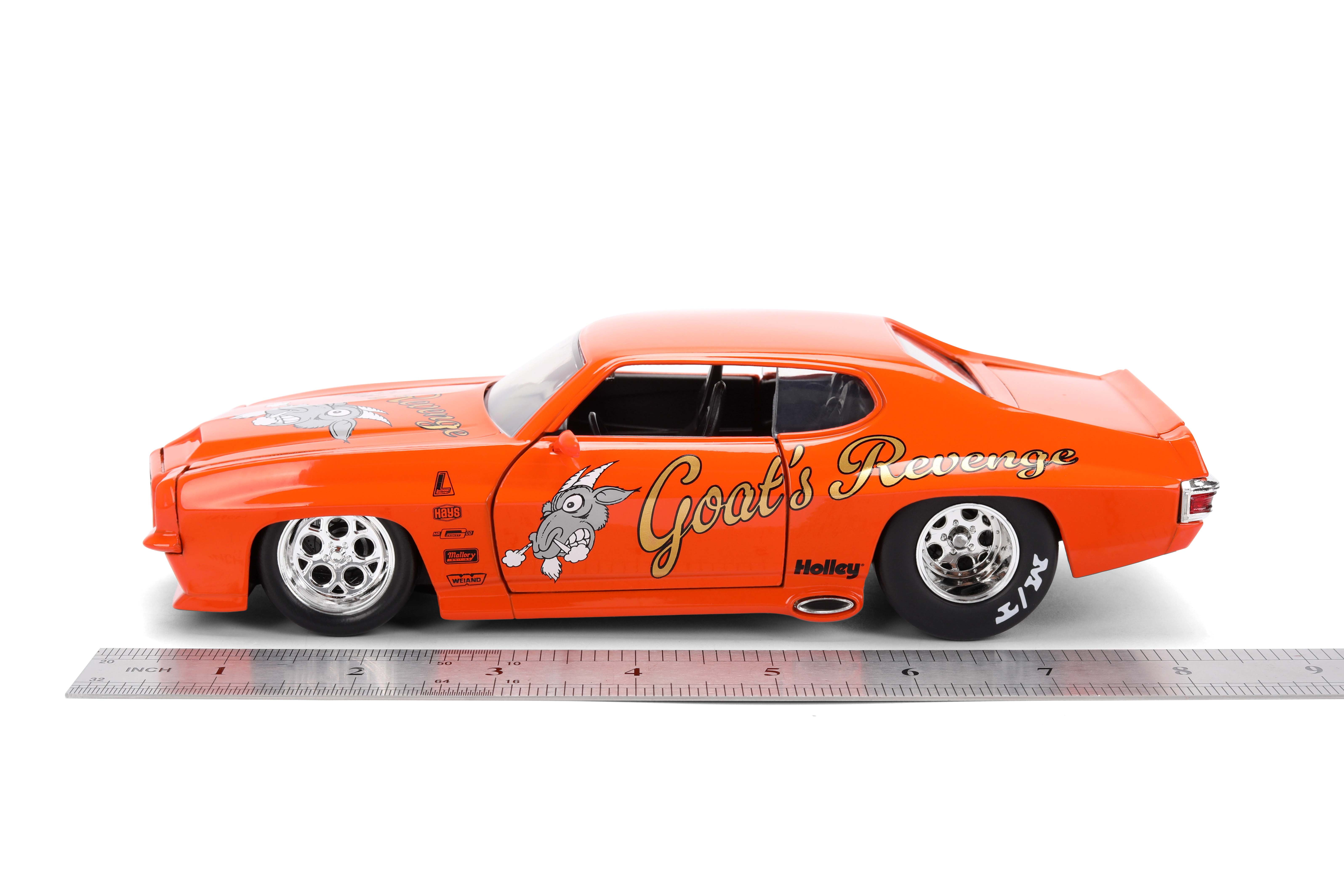 Jada Toys BIGTIME MUSCLE 1:24 1971 Pontiac GTO Die-cast Car