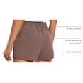 thumbnail image 4 of Shorts CRZ YOGA para mujer impermeables y elásticos, tiro medio de 7.5 cm, 4 of 5