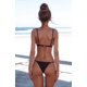 thumbnail image 5 of ICHUANYI Clearance Women Bandeau Bandage Bikini Set Push-Up Brazilian Swimwear Beachwear Swimsuit (Black , L) Ichuanyi Ichuanyi, 5 of 7