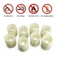 thumbnail image 3 of Flameless Candles, Battery Operated LED Bulb, 8-Piece Candle Set by Lavish Home – for Votive Holders, 3 of 7