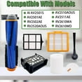 thumbnail image 5 of Replacement Accessories for Shark AI AV2501S, AV2501AE, AV2511AE, RV2502AE, RV2520AOUS, AV2510AOUS Robotic Vacuum Cleaner Spare Parts Kit with Main Brush Side Brush Filter, 5 of 12