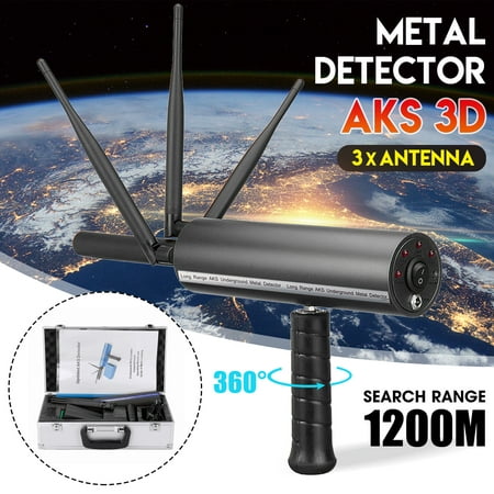 AKS 3D Pro Handhold Metal/Gold Detector Diamond Finder Detecting Machine 3937ft Long