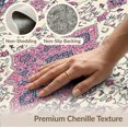 thumbnail image 6 of ODIKA Medallion Oriental Vintage Floral With Maximalist Vine Border Stain Resistant Low Profile for Dorm Room, Small Living Apartment, 6 of 7
