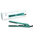 thumbnail image 1 of Fahrenheit Heat Wave Collection 1.25" Inch Tourmaline Plated Flat Iron Professional Hair Straightening Iron Paradise Green, 1 of 2