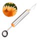 thumbnail image 2 of Excavadora De Bolas De Acero Inoxidable Herramienta De Tallado De Frutas De Grado Alimenticio Tallado De Frutas Multifuncional Cocina Melón Baller Para Tallado De Frutas Diy Minnieouse HA016434-00, 2 of 7