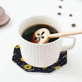 thumbnail image 6 of Kdxio Sunflowers Funny Coasters,4 Pcs Leather Coasters,Housewarming Gifts,Protect Furniture from Water Marks Scratch and Damage, 6 of 8