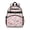 Unicorn and Donut Pink Pattern, variant on Unicorn and Cupcake Pink Pattern Cute School Backpack Bag for School with Padded Back and Adjustable Shoulder Straps 15.25"x11.5"x5.25"