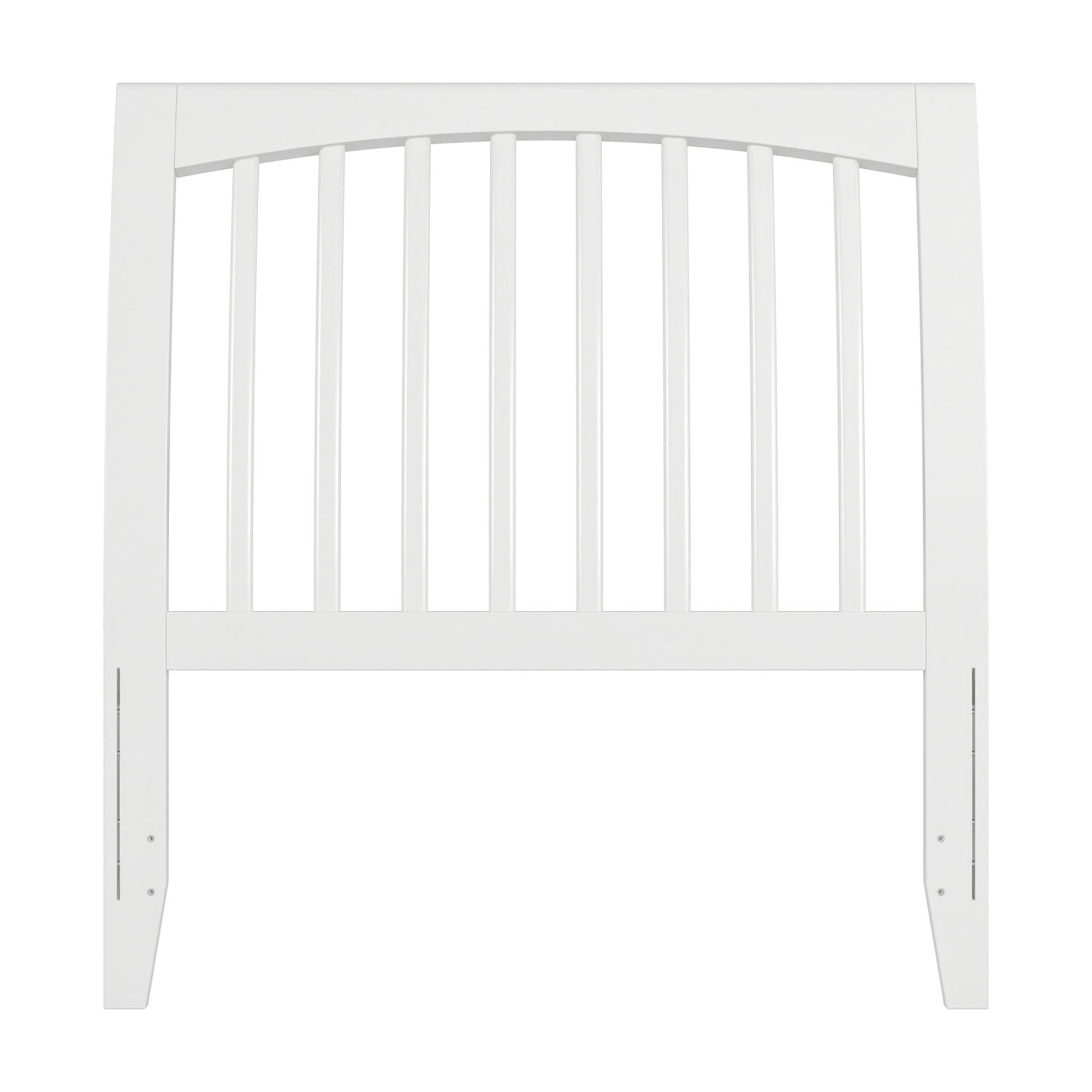 AFI Orleans Twin Sleigh Solid Wood Slat Headboard, White
