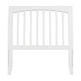 thumbnail image 4 of AFI Orleans Twin Sleigh Solid Wood Slat Headboard, White, 4 of 7