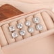 thumbnail image 2 of Pendientes de tuerca ALEXCRAFT, plata de ley, oro blanco de 18 quilates, circonita cúbica, 2 of 9